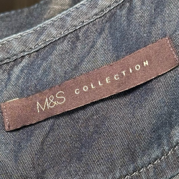 Marks & Spencer Collection Embroidered MIDI Dress 10 - Picture 12 of 15